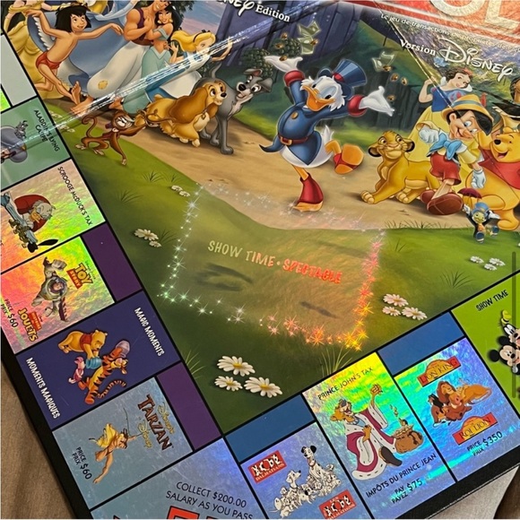Disney Monopoly Board & Houses - Picture 4 of 6